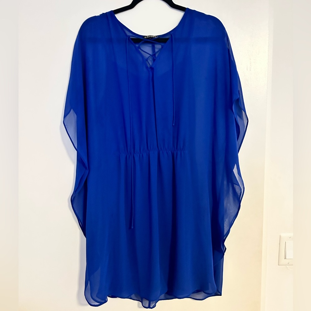 Express Royal Blue Dress